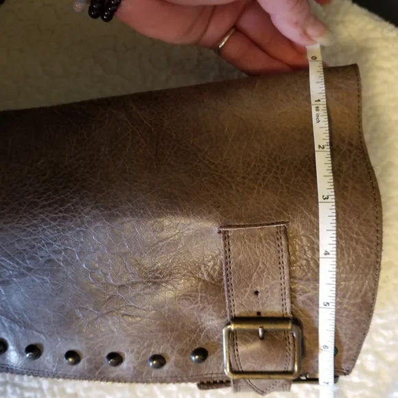 Johnny Ringo tall brown leather boots Size 7